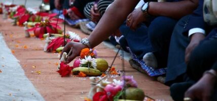 नेवार समुदायमा आज म्ह: पूजा र नेपाल सम्वत मनाउँदैं