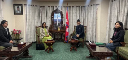 सभामुख र उद्योगमन्त्रीबिच भेट, निजी क्षेत्रलाई प्रोत्साहन गर्नुपर्नेमा जोड
