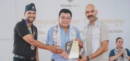 दृष्टिविहीन बालबालिकाका लागि आवासीय भवन सम्पन्न गर्न नेपाल लाइफको सहयोग