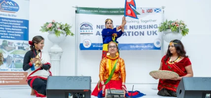 च्यारिटी कार्यक्रम गर्दै नेप्लिज नर्सिङ एसोसिएसन युकेले मनायो १८ औं वार्षिकोत्सव