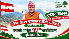 नेपाली कांग्रेसको १५औँ महाधिवेशनमा युवा पुस्ताबाट महाधिवेशन प्रतिनिधिका लागि रञ्जन खड्काको दाबी