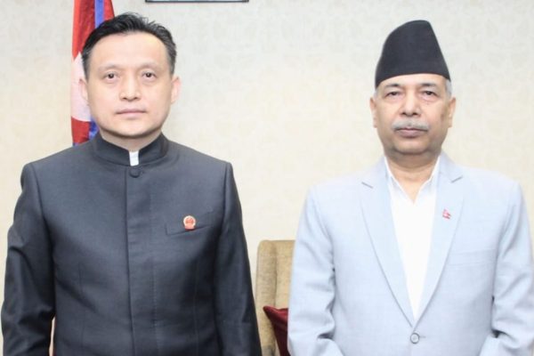 उपराष्ट्रपति यादव र चीनका राजदूत माओमिङबीच भेटवार्ता