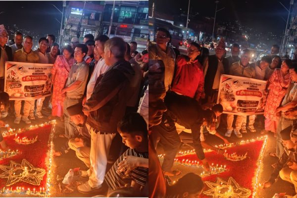 कलंकी होटल एण्ड गेस्ट हाउस एसोसिएसनद्वारा दीप प्रज्वलन कार्यक्रम सम्पन्न