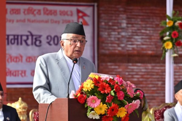 संविधानलाई भाषणमा होइन, नागरिकको जीवनमा उतार्ने संकल्प गरौँ : राष्ट्रपति पौडेल